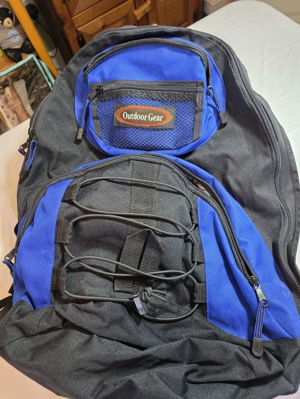 Outdoor Gear Blue and Black Backpack EUC